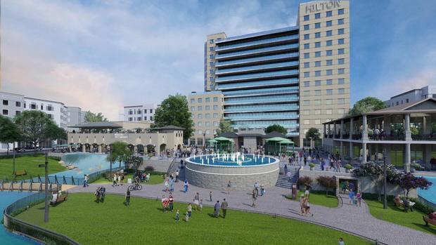 Design plans for Collin Creek Mall space 