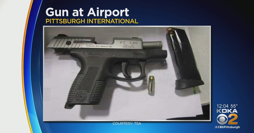 Third Gun Stopped At Pittsburgh International Airport This Week - CBS ...