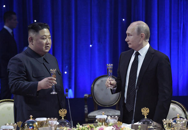 Russian President Vladimir Putin meets with North Korea's leader Kim Jong Un in Vladivostok 