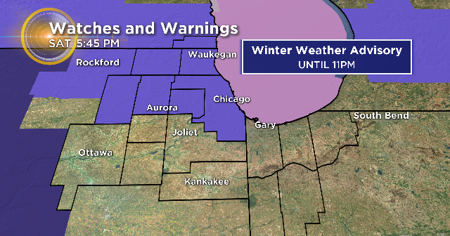 Chicago Weather: Winter Weather Advisory In Place Until Late Saturday ...