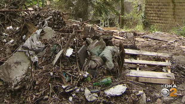 wilkinsburg outlook way illegal dumping 