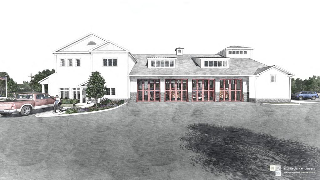 Renderings Of Proposed New Firehouse In Bedford