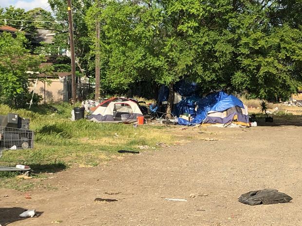 Homeless Camp Near Stockton Blvd. 