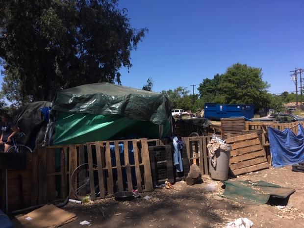 Inside the south Sacramento homeless camp 