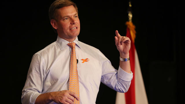 Rep. Eric Swalwell Begins Presidential Campaign With Town Hall On Gun Violence 