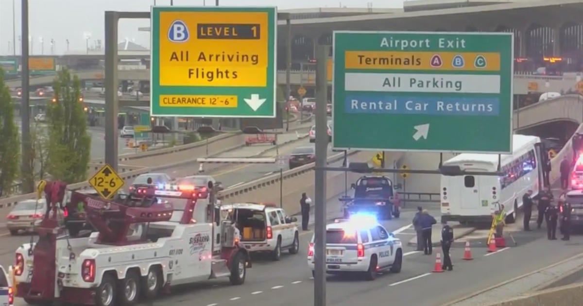 Bus Crashes At Newark Airport; Terminal B Level 2 Temporarily Closed ...