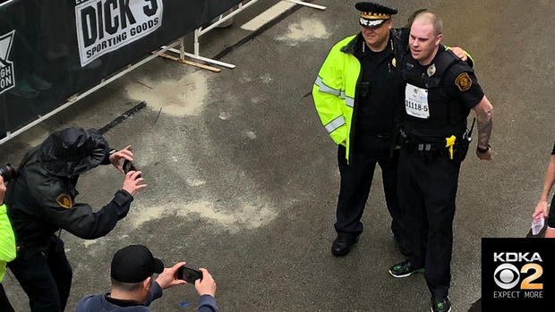 Police Office Finishes Marathon 