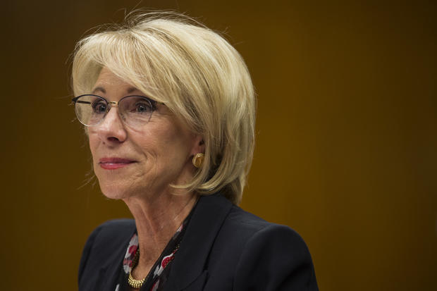 Education Secretary Betsy DeVos Testifies To Senate Committee On Department's Budget 
