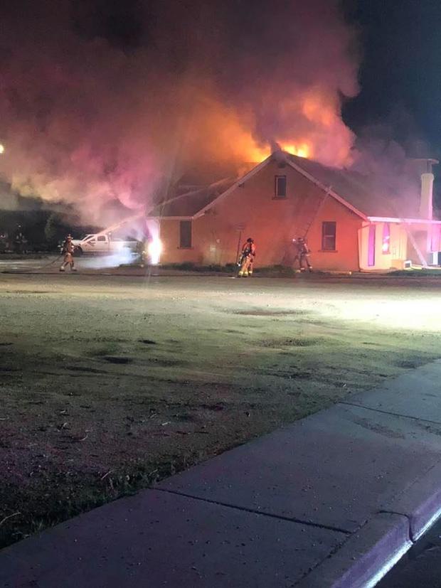 frederick firestone FPD pic of church flames 