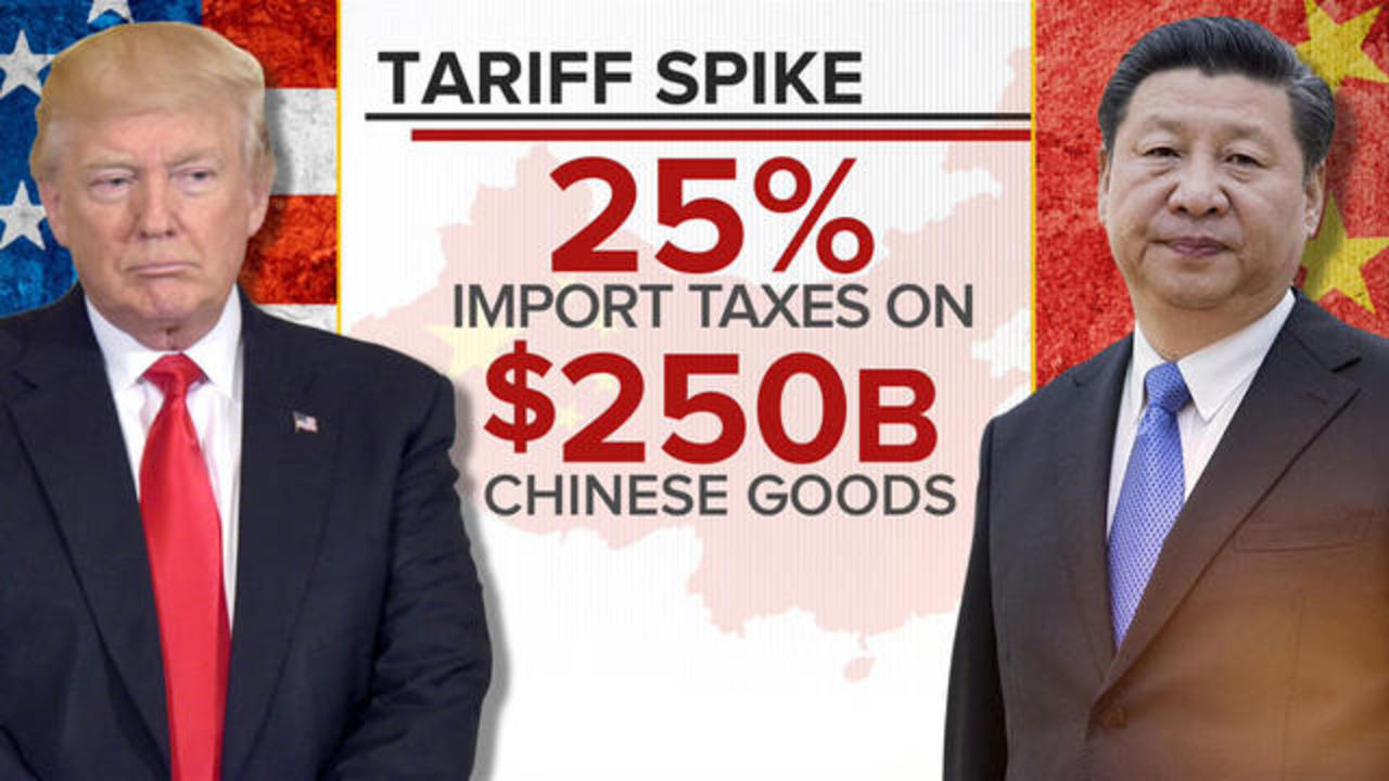 China tariff: Donald Trump says "process is in place" to boost tariffs on  even more Chinese goods - CBS News