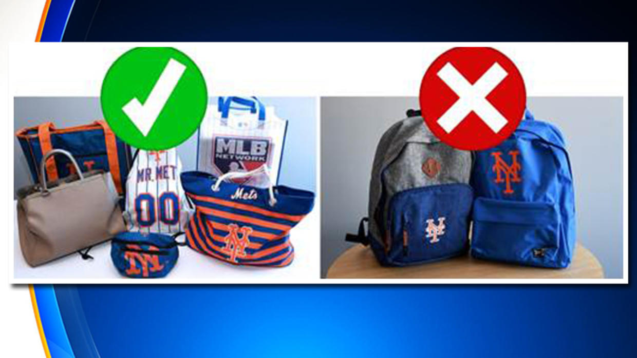 Backpacks Banned At Citi Field CBS New York