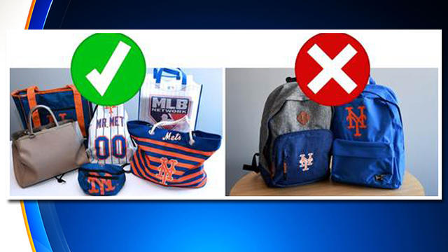 Backpacks Banned At Citi Field - CBS New York