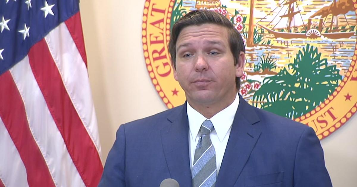 Florida Governor Ron Desantis Touts New Education Standards Cbs Miami 