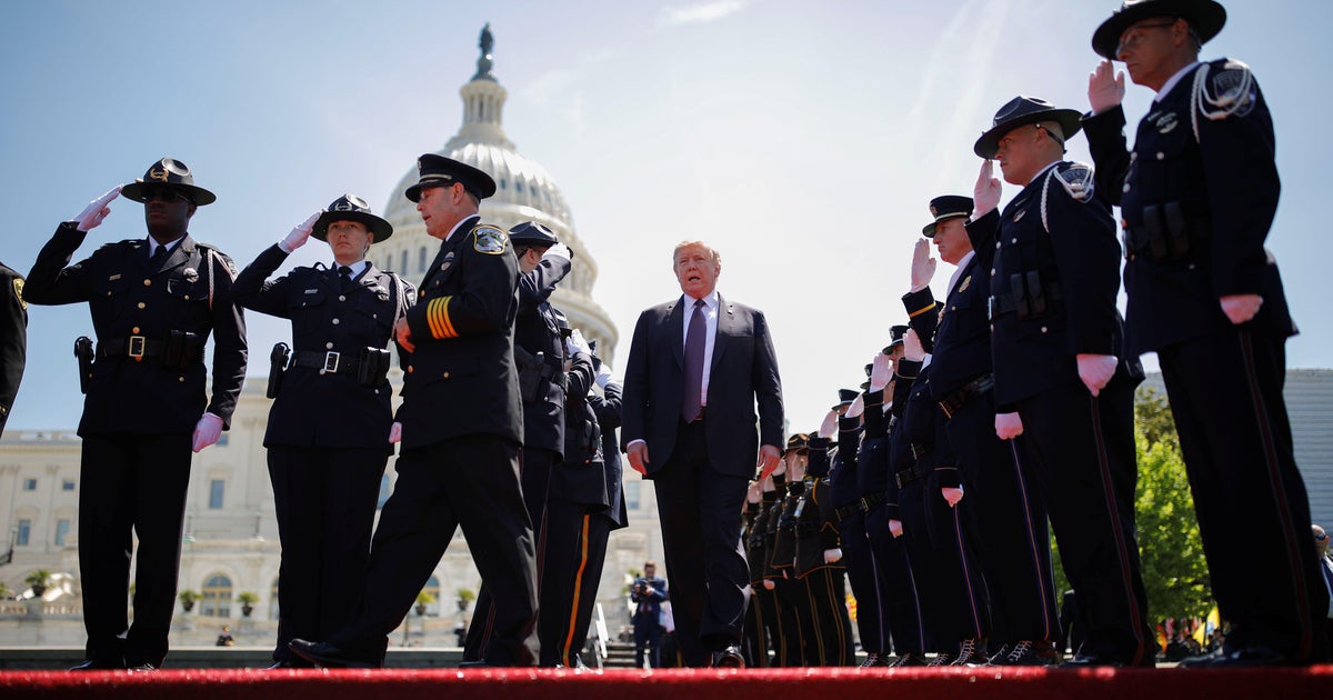 Trump speech today: On Peace Officers Memorial Day 2019, President ...