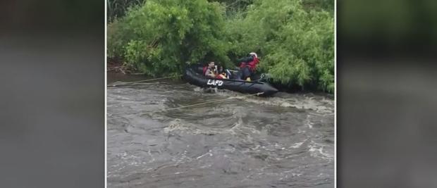 Two Rescued From Fast-Moving LA River In Atwater Village 
