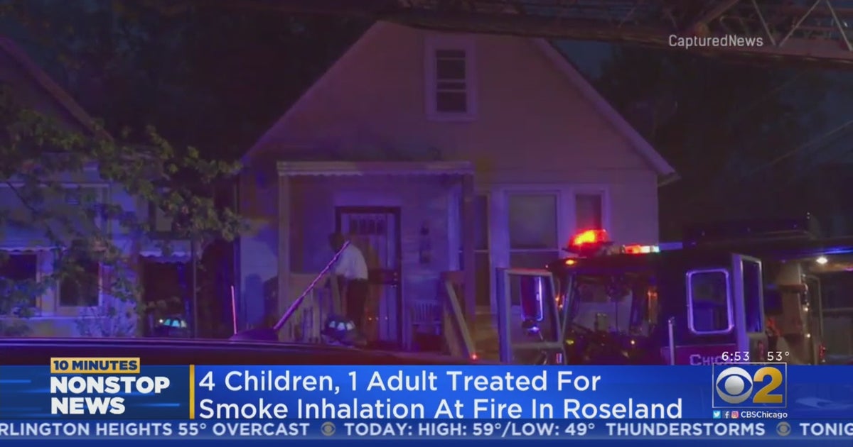 Roseland Fire Sends Five To Hospital CBS Chicago