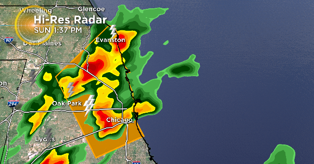 Chicago Weather: Severe Storms Move Through Chicago Area Sunday ...
