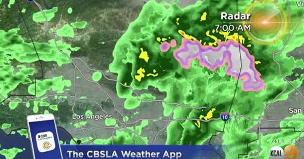 Storm System Moves Through Southern California Bringing Scattered, But ...