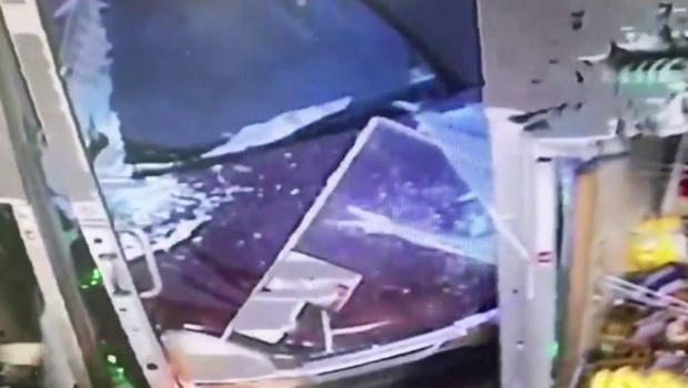 SUV Crashes Into Bronx Gas Station 