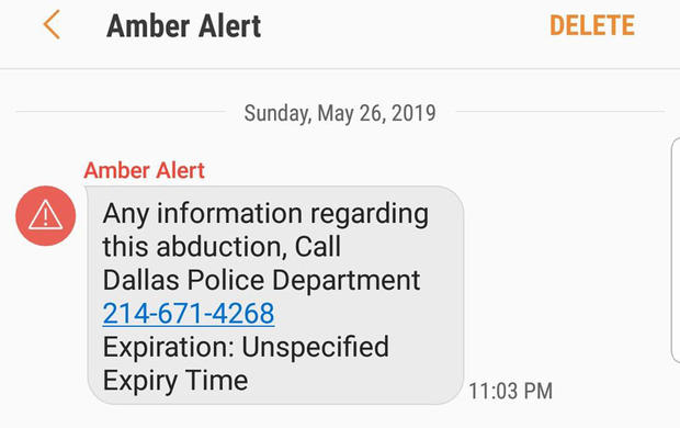 Dallas Amber Alert 