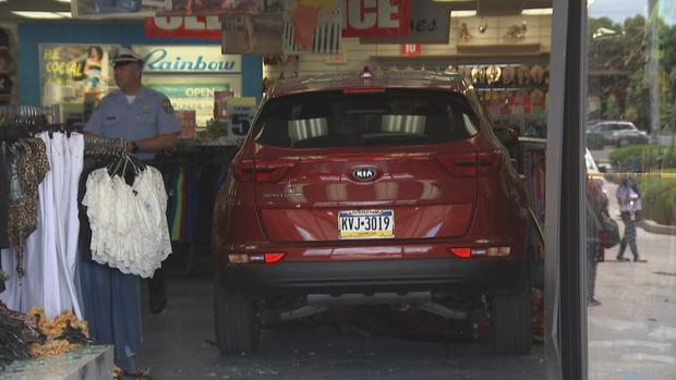 south philly car into store 