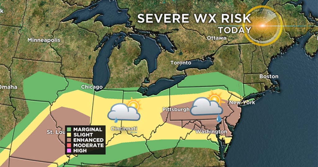Pittsburgh Weather: Another Round Of Severe Storms On The Way, Gusty ...