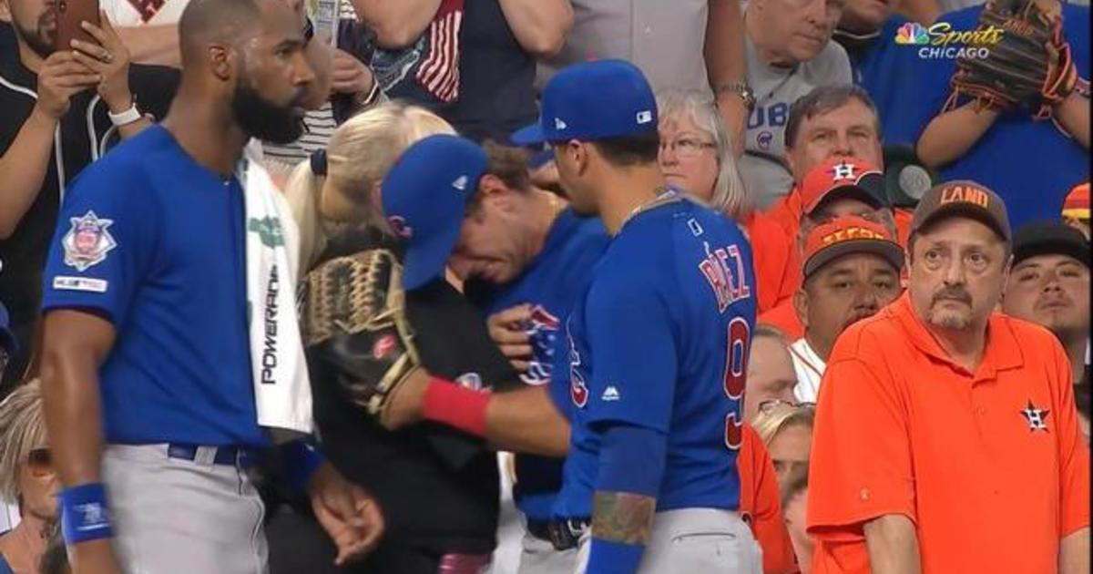 Girl hit by foul ball: Albert Almora — Chicago Cubs batter — breaks down  after his line drive strikes 4-year-old girl at Houston Astros game - CBS  News