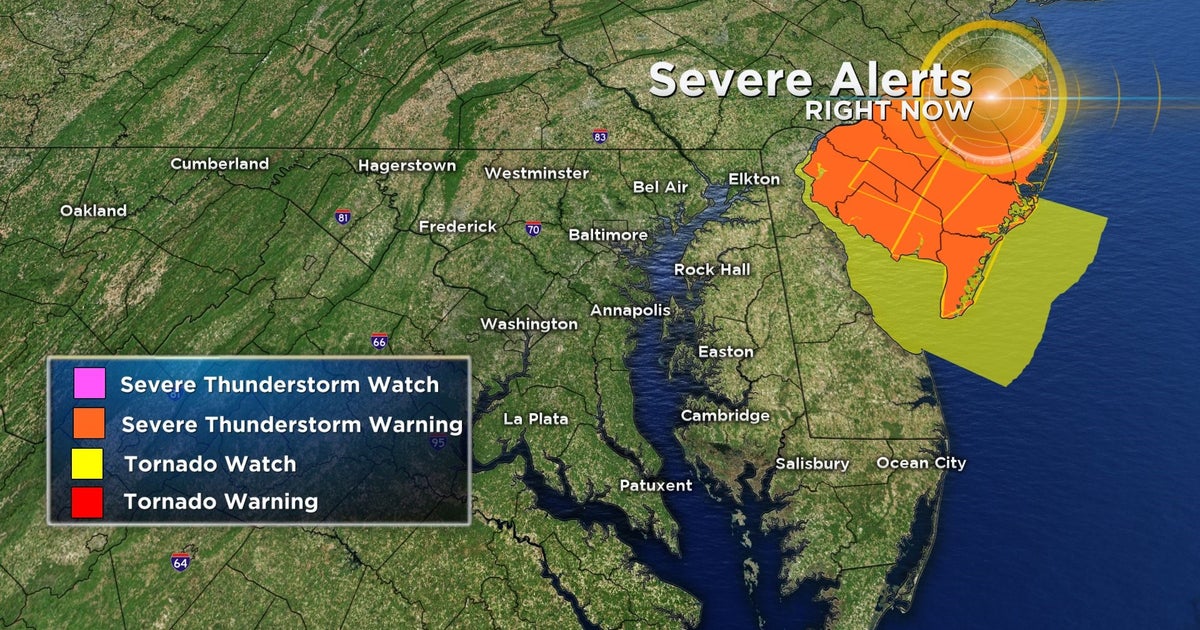 Maryland Weather Scattered Thunderstorms With Large Hail, Damaging