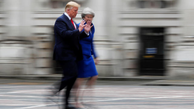 U.S. President Donald Trump visits Britain 