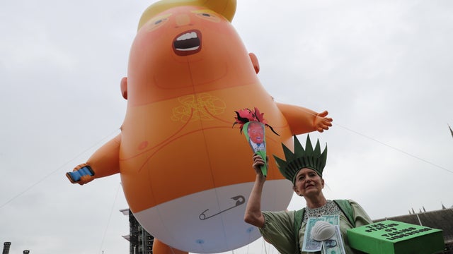 U.S. President Donald Trump visits Britain 