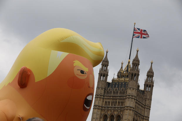U.S. President Donald Trump visits Britain 