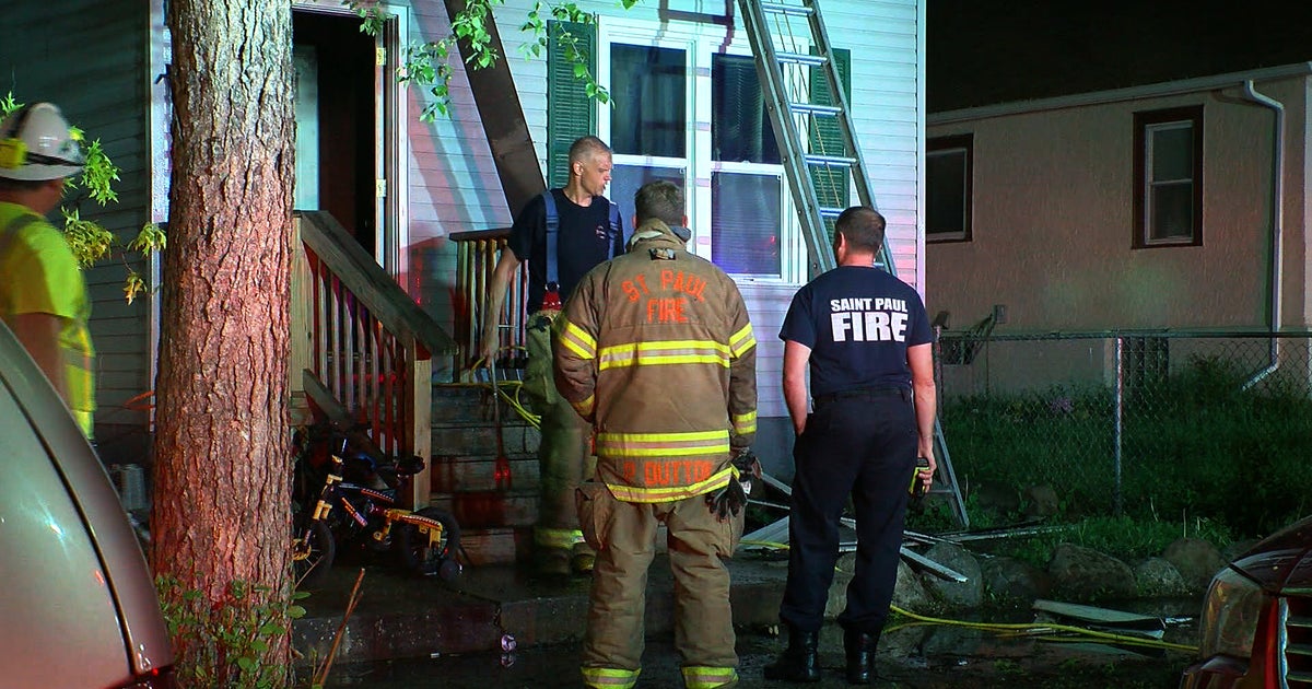 Multiple Families Displaced Following Late Night Fire In St. Paul - CBS ...