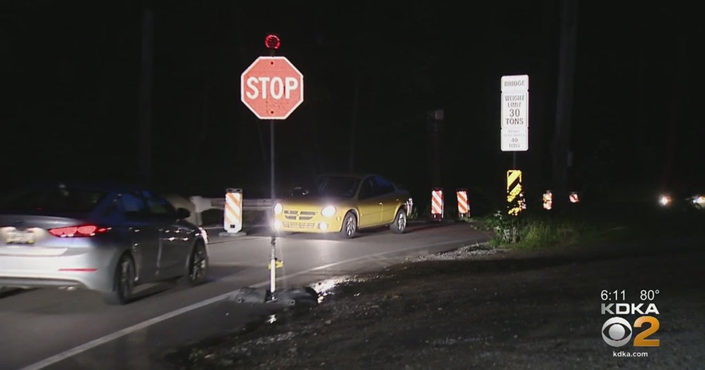 Thompson Run Road Down To One Lane Due To Structural Concerns CBS