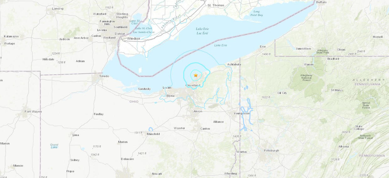 4.0 Magnitude Earthquake Reported In Northeast Ohio - CBS Pittsburgh