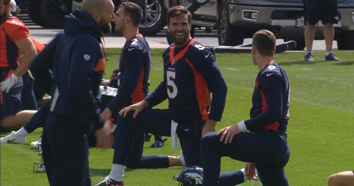 Minicamp gives first look at Joe Flacco in a Denver Broncos jersey