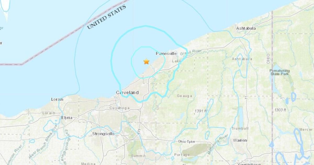 Earthquake in Cleveland, Ohio United States Geological Survey