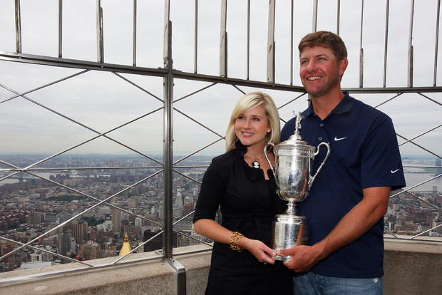 U.S. Open Champion Lucas Glover at the Empire State Building 
