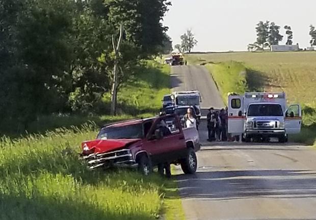 Pickup truck hits Amish horse-drawn carriage, 3 children died 