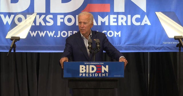 New poll shows Biden beating Trump by a "landslide" - CBS News