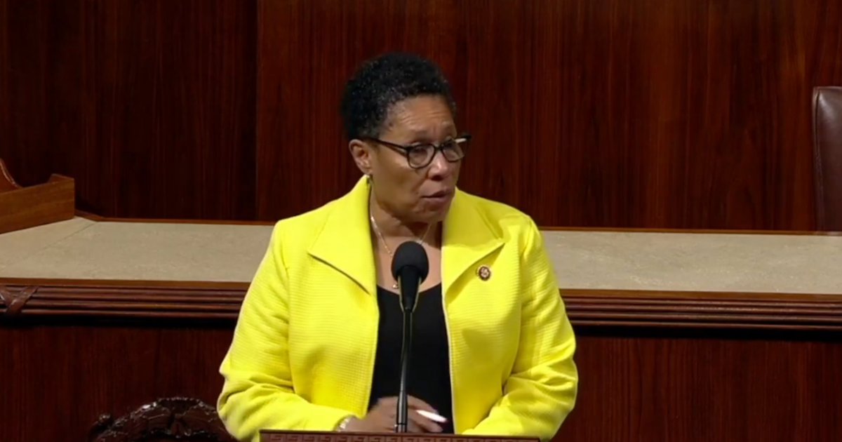 Democrat Representative Marcia Fudge reads letter from Ohio pastor on ...