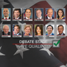 DNC presidential primary debate - who qualified 
