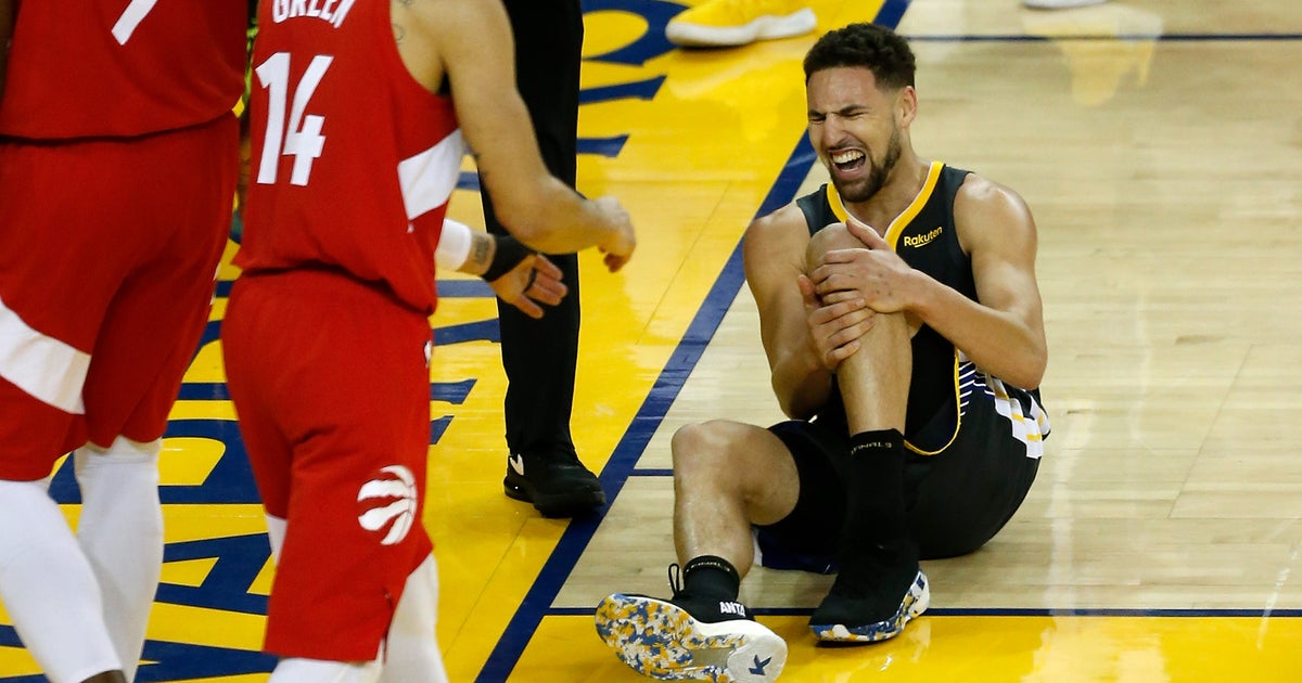 Klay Thompson Tears ACL As Raptors Win NBA Title - CBS Los Angeles