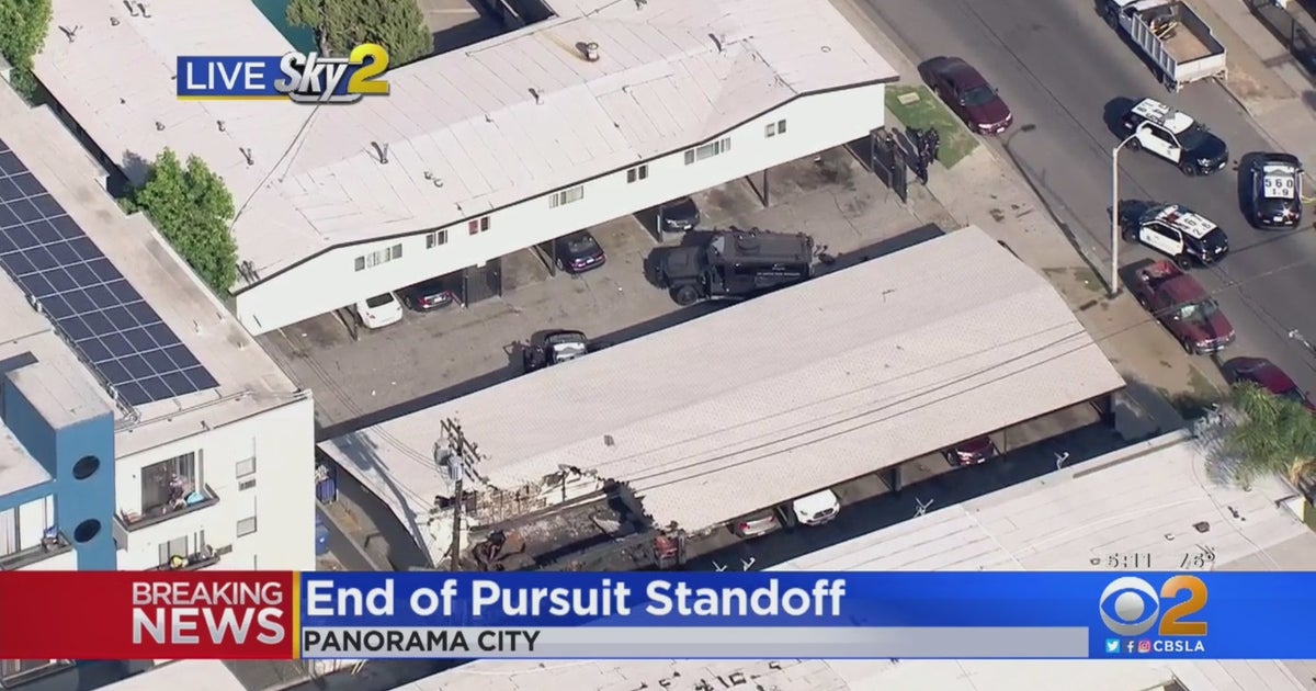 Standoff In Panorama City Ends After Stolen Car Suspect Hides Under ...