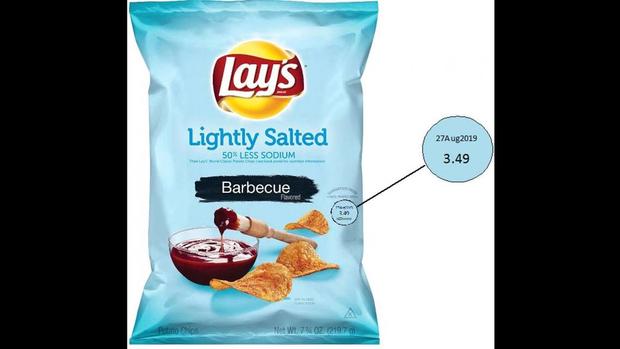 Lay's Lightly Salted Barbecue Flavored Potato Chip 