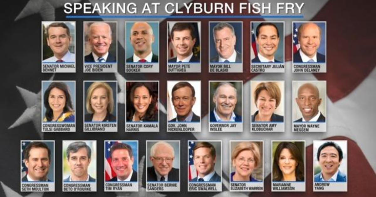 Democratic presidential candidates to speak at South Carolina fish fry ...