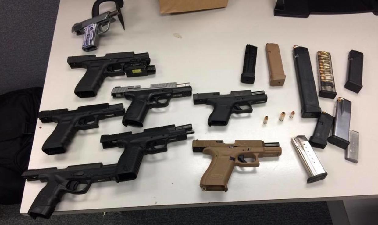 Stolen Guns Confiscated, 5 People Arrested After Armed Robbery At