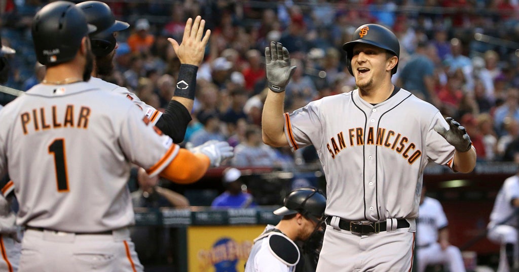 Dickerson Has 6 RBIs in Giants' 11-5 Win Over Diamondbacks - CBS San ...