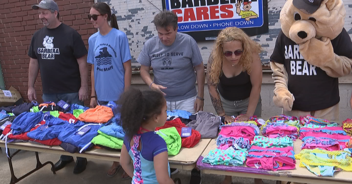 More Than 300 Boys And Girls Given New Swimsuits In Philadelphia's