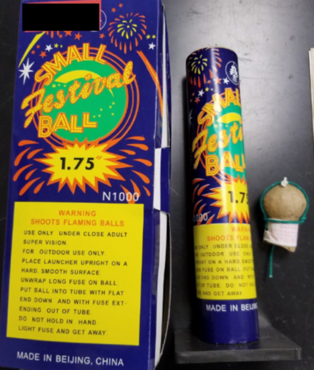 Grandma's Fireworks Recall 