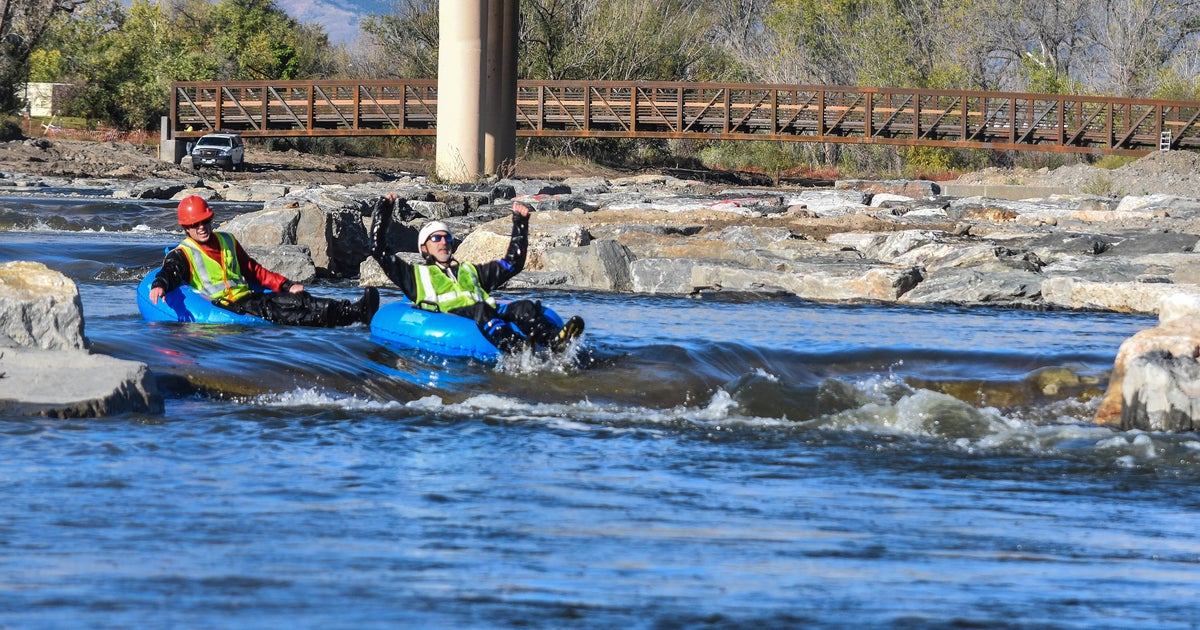 Tube Races Taking Place On St. Vrain In Longmont Thursday Evening CBS